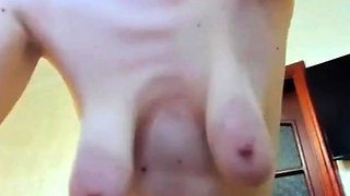 Playing with My Mature Girl's Saggy Tits