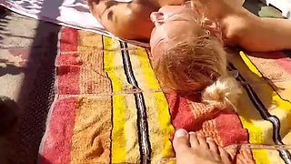 Amateur Blonde Mature Wife Loves Toes And Sun