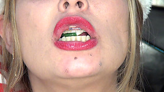 Swallowing Christmas Canes Without Hands