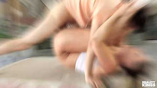 Reality kings - Willow Ryder & Sarah Arabic have fun with each other before turning their sexual urges into a horny 3some
