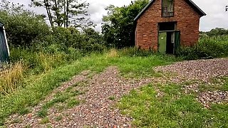 Busty German Babe Gets Spanked & Slapped in Public Workshop - BDSM Domination 4K