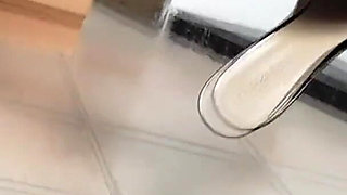 Cum on Feet: Barefoot & Nylon Footjob Cumshot Compilation #02 - Dame Olga