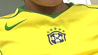 Babe in Brazil Uniform Strips and Plays Solo in the Kitchen