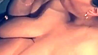 Pregnant MILF with Hairy Pussy Fucked Doggy Style by Husband