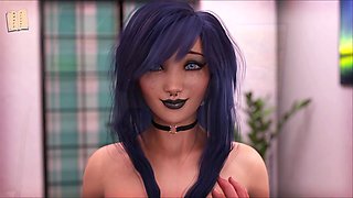 Erotic stories featuring big tits in a three-dimensional visual novel experience