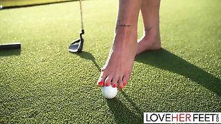 Amirah Adara's Sexy Feet Get A Loving Creampie