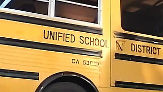 A Young Lilly Thai Fucked Like a Little Slut in the School Bus