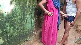 Horny Indian Roommate Fucks Hard in Outdoor College Scene - Trilokinath