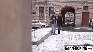 Cute Teen 18+ Takes The Cock Until Shes Rewarded With Cum