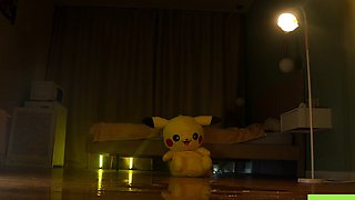 Chubby Brunette Big Boobs Dildo Masturbation