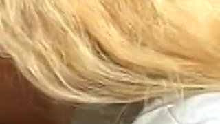 Chunky White Blonde Gets Banged by a Big Black Cock