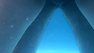 Fucking in the pool. Underwater view