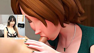 Getting schooled by aunt-in-law Cass while playing Fortnite