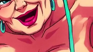 Ai BBW GILF Locker Room Giant Tit Play Compilation