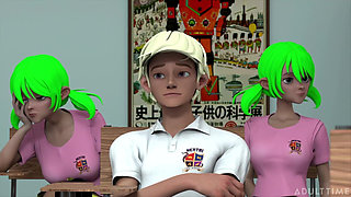Hentai Sex College Episode 5 - Big Dick Student Impresses MILF Principal with Second Round After Creampie!