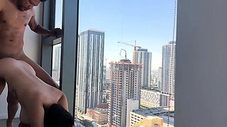 Brunette slut with perfect big boobs is alone