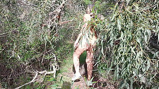 Granny Looks for a Lover Nacked in the Woods