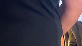 Striptease and Pantyhose Change. Hard Fucking in Ripped Dark Pantyhose