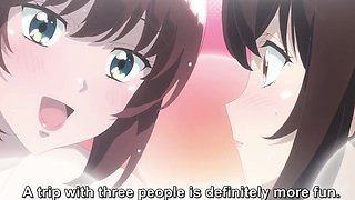 Taking a bath with sassy babes is peak experience for a thick cock