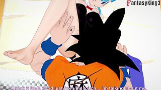 Bulma and Goku Fuck While Android 18 Watches - Dragon Ball Zex Series
