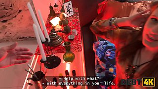 Debt4k. hot teen got rid of her debt with her magical jugs and a dick sucking