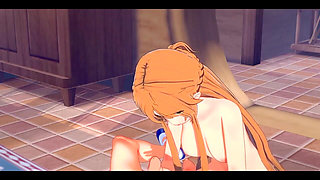 Sao Art Online Hentai - Asuna Hardsex to Kirito - Japanese Asian Manga Anime Film Game Porn