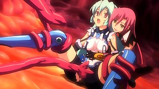 Hentai redhead gives blowjob and having sex