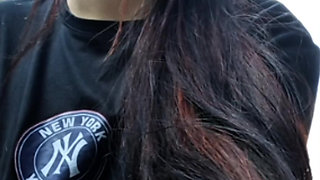 PORN ACTRESS IS SURPRISED BY HER FATHER-IN-LAW AND TOUCHES HER BIG TITS