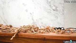 MILF Domina Ties Up Lesbian Slaves Casey Calvert & Ashley Lane For Rough BDSM