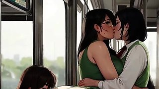 Milky MILFs Get Fucked on the Bus in Hot Spicy Toons 3D Hentai