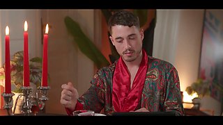 Rim4k. stunning brunette\u2019s rimjob fantasy comes true