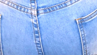 Redhead Jeans Lap Farts POV - Rubbing on Your Dick