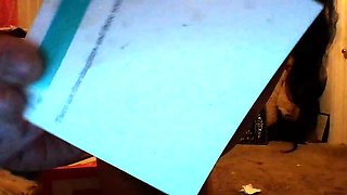 Lovely Amateur teen brunette masturbating outdoor