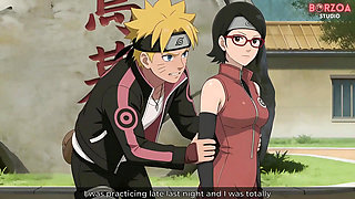 Naruto: Boruto & Sarada - Deep Hardcore Training Goes Wrong (uncensored Hentai)