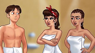 Anime lesbi, baci, anime