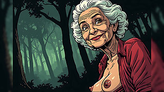 Topless Cartoon Grannies
