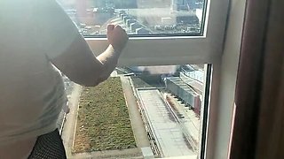 Big Tits Mature British Mom In Lingerie Stockings Shows Off Her Sexy Feet