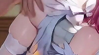 Remielle Dan-locked in the Bedroom, Face Covered in Cum. Hard POV Fuck【zzz Zenless Zone Zero】