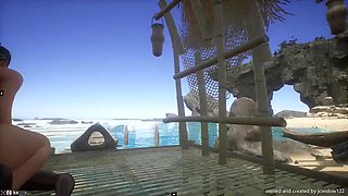 Granny gets blacked on nude beach: Blowjob, Doggy  Cowgirl Porn