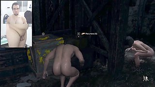 Nago na scenie, resident evil, naked