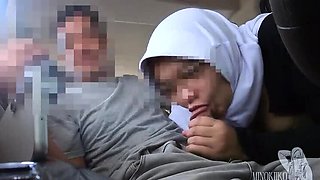 Hijab Sister-In-Law Gives Car Blowjob for Help - Minokiiko Asian Teen
