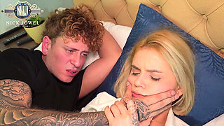 Let's Be Silent! Our Stepfather Can't Figure It Out - He Sneaks It All in Me