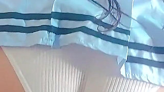 I Lifted My Pleated Skirt to Rub Myself Against Him and Squeeze All the Milk Out of Him