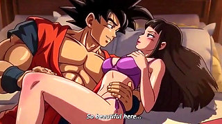Goku seduce his pregnant wife for doing anal first time
