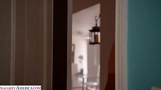 River Lynn is horny for older cock