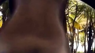 Public Flashing Of Big Natural Tits In The Moment Of Escape