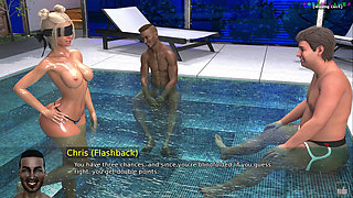 According to Sofia by Grima Grima - Pool Party with Anal Dares, Blonde Girls Gives It All 4