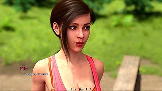 Summer fever with a hot brunette and a big butt in an erotic visual adventure