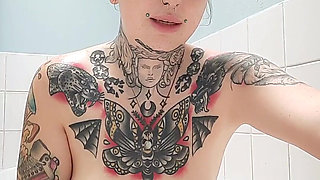 Peeing in a Glass Upclose&golden Shower