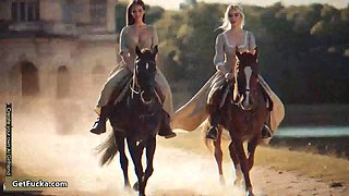 Ai Enigmatic Siren Yields To Daring Lust In Steamy 3d Animation Scene - 3D AI Generated Futa Lesbian Story With Oral Sex